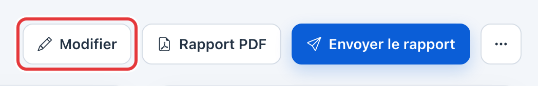 Boutons de la fiche : Modifier est entouré en rouge.
